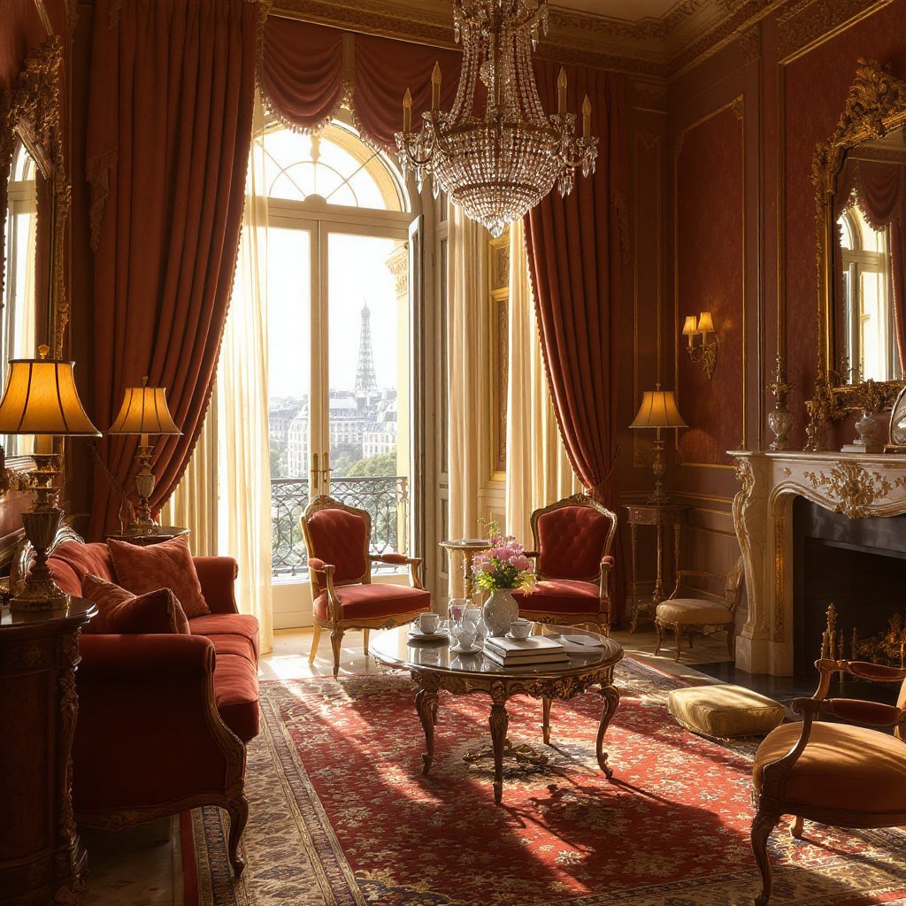 Luxury Paris Suite Eiffel Tower View