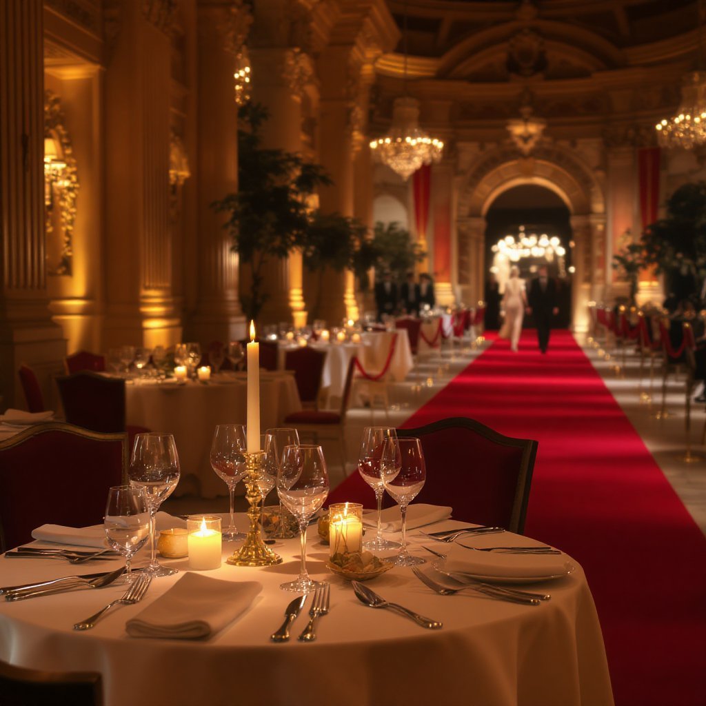 Fine Dining Grand Ballroom Red Carpet Gala